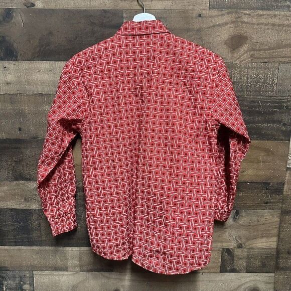 Rough Stock by Panhandle New with Tag Snap Shirt, Red Size L 14 - Picture 2 of 6